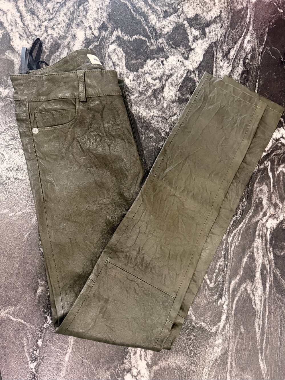Zadig & Voltaire Olive Green Skinny Pants